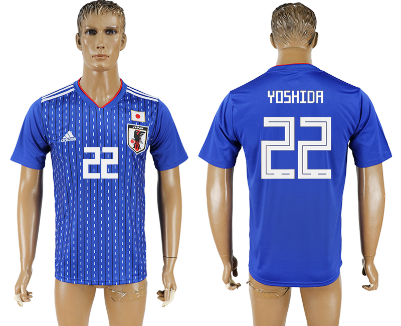 2018 world cup Maillot de foot Japan #22 YOSHIDA BLUE